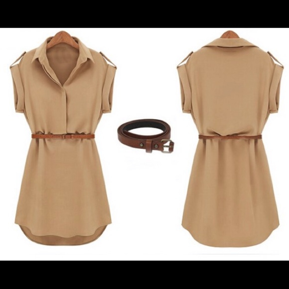 CHIC NYC Chiffon & Waistband Dress size S